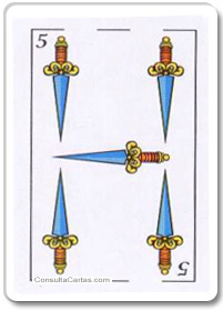 Cinco de Espadas